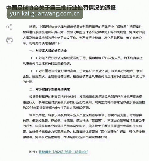 看懂足协第三批禁足名单的实用指南，云开体育球迷必读